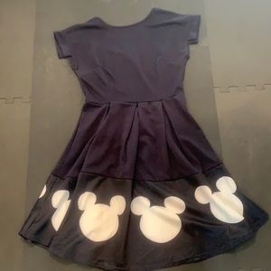 Mickey Mouse navy dress.